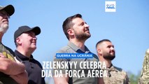 Zelenskyy celebra Dia da Força Aérea com apelo à ajuda internacional