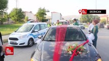Erzincan'da bahşiş almak isteyen çocuk gelin arabasının altında kaldı