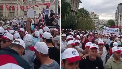 "Verilen sözler tutulsun" diyen 600 bin belediye işçisi kadro istiyor