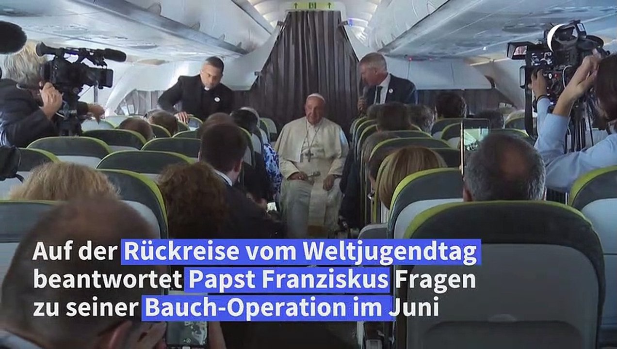 Papst Franziskus: 'Ich bin bei bester Gesundheit'