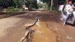 Jamunjhiri road damaged in rain