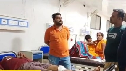 सतना: बेलगाम कार ने ऑटो को मारी जबरदस्त टक्कर, घायलों के खून से सनी सड़क