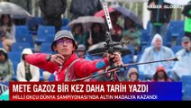 Cumhurbaşkanı Erdoğan, şampiyon Mete Gazoz'u tebrik etti