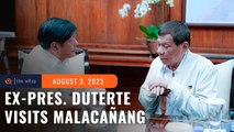 Duterte discusses Xi meeting, gives ‘good advice’ to Marcos in Palace visit