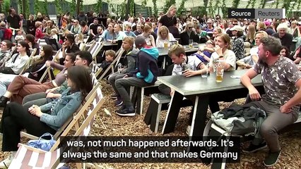 German fans digest shock elimination in Berlin