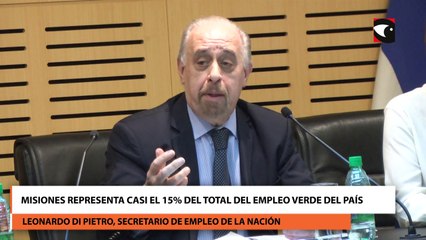 Misiones representa casi el 15% del total del empleo verde del país