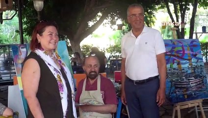Début de l'atelier international de peinture de la municipalité de Mezitli