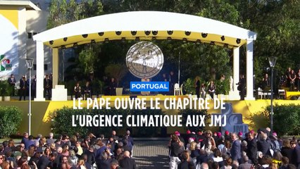 JMJ: devant des jeunes, le pape rappelle "l'urgence dramatique" du défi climatique