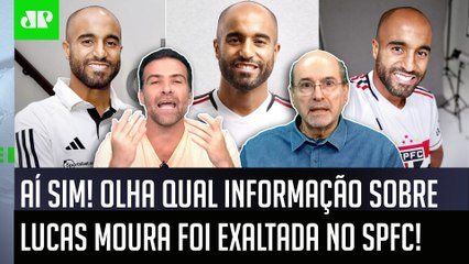 "É UMA ÓTIMA NOTÍCIA! Gente, o Lucas Moura já..." OLHA essa NOVA INFORMAÇÃO EXALTADA no São Paulo!