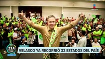 Manuel Velasco ya recorrió los 32 estados del país