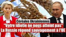 Blé ukrainien : La Russie envoie une réponse sauvage à l'Union Européenne