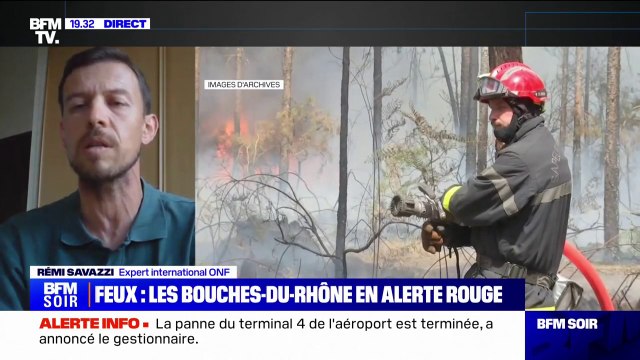Risque d'incendies dans les Bouches-du-Rhône: On a une végétation qui est propice à la propagation des incendies , indique Rémi Savazzi (expert international de l'Office national des forêts)