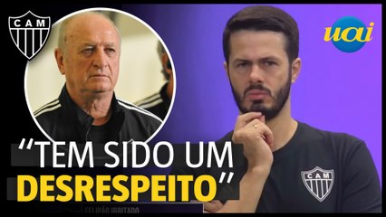 Atlético: Fael critica postura de Felipão em coletiva