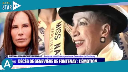 “Ma deuxième maman” : l'émouvant hommage de Nathalie Marquay-Pernaut à Geneviève de Fontenay