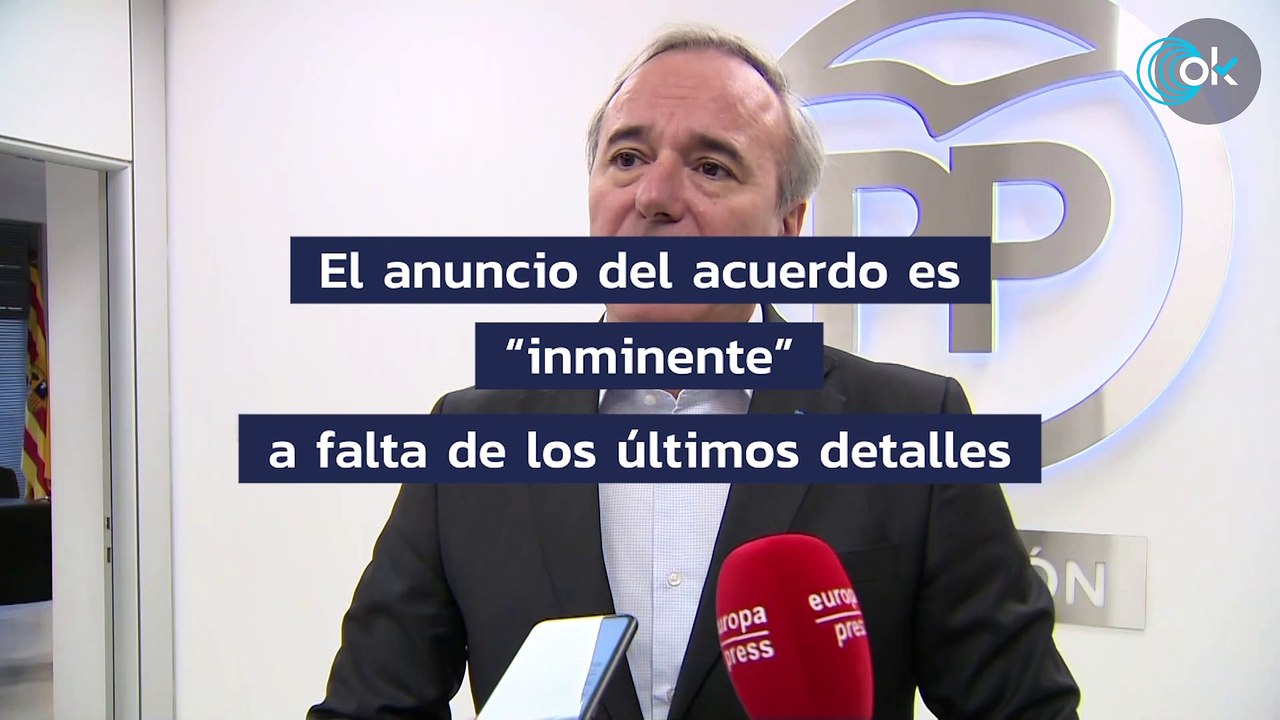 Vox exige dos consejerías al PP para cerrar la investidura de Azcón en Aragón