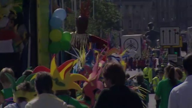 The Edinburgh Evening News Festival Cavalcade 2000 Millennium Parade