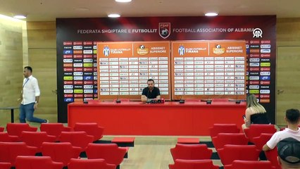 TİRAN - Tirana-Beşiktaş maçının ardından - Orges Shehi