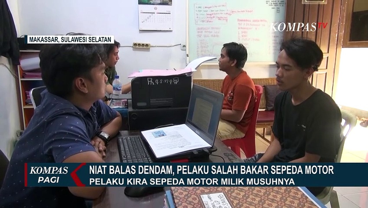 Pelaku Pembakaran Motor di Makassar Ternyata Salah Sasaran, Berawal dari Niat Balas Dendam!