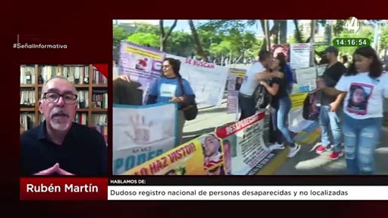 Dudoso registro nacional de personas desaparecidas y no localizadas: Rubén Martín