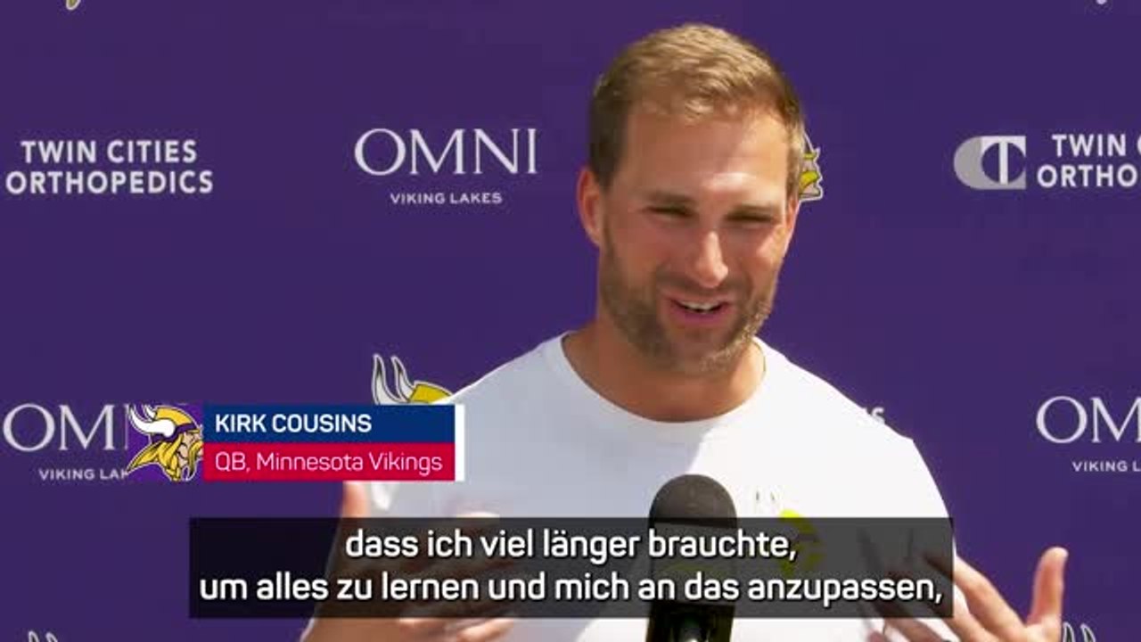 Cousins mit viel lob für rookie addison