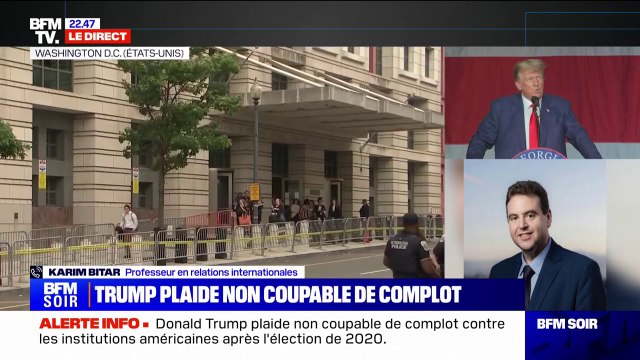 Comparution de Donald Trump: Ce sont certainement les accusations les plus graves auxquelles un président américain ait été confronté , pour Karim Bitar (professeur en relations internationales)