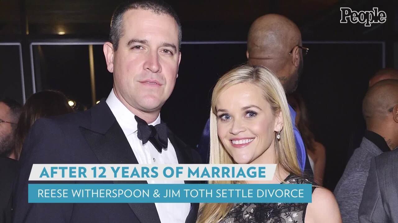 Reese Witherspoon and Jim Toth Reach Divorce Settlement 4 Months After Announcing Breakup