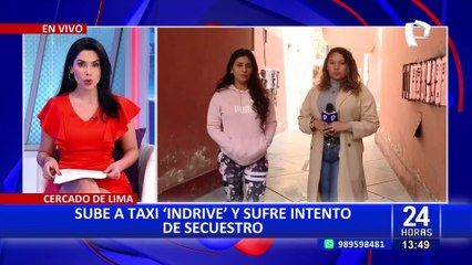 Mujer se salva de ser secuestrada en taxi "inDrive" lanzándose del vehículo