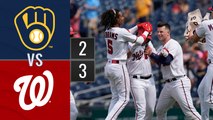 Resumen Cerveceros de Milwaukee vs Nacionales de Washington MLB 02-08-2023
