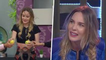 Belinda no olvida cuando le dieron toques y se pegó con manzanas en la cabeza