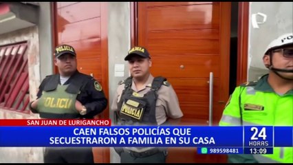 SJL: delincuentes se hacen pasar como policías y secuestran a familia