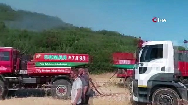 Antalya Kaş'ta orman yangını başladı