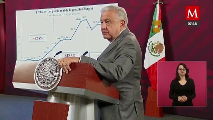 "Me da mucho gusto el precio del cilindro de gas, no se había visto", celebra AMLO