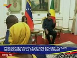 Pdte. Nicolás Maduro recibe a la delegación de la República del Congo en el Palacio de Miraflores