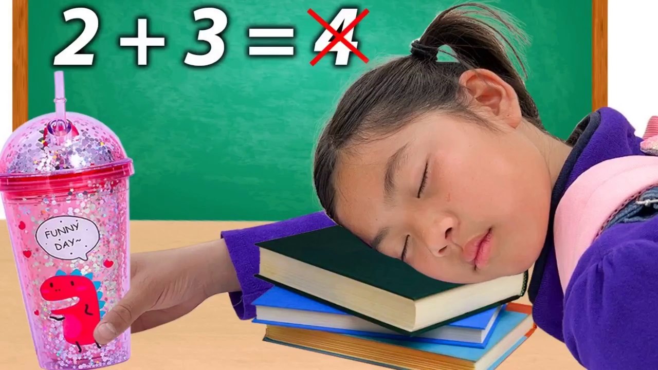 Emma and Lyndon Sleeping In Class Kids Learn Importance of Sleep and Studying