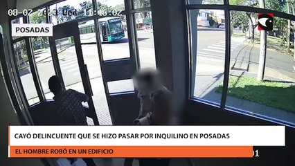 Cayó delincuente que se hizo pasar por inquilino en Posadas
