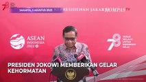 Jokowi Beri Gelar Kehormatan untuk 18 Tokoh, Ada Iriana dan Presiden FIFA