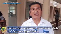 Se inscribe la primera generación de la UV Campus Agua Dulce