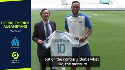Aubameyang has 'unfinished business' in Europe after Marseille move