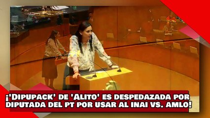 ¡VEAN! ¡dipupack de Alito es despedazada por Margarita García por usar al inútil INAI vs. AMLO!