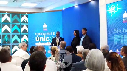 PRESIDENTE ABINADER ENCABEZA LANZAMIENTO DE “EXPEDIENTE ÚNICO” JUNTO AL MINERD