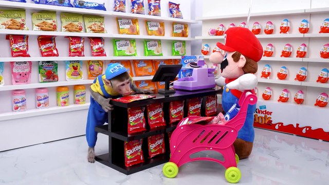 KiKi Monkey make Four Colors Fruits Ice Cream and get trouble with flock of Birds _ KUDO ANIMAL KIKI