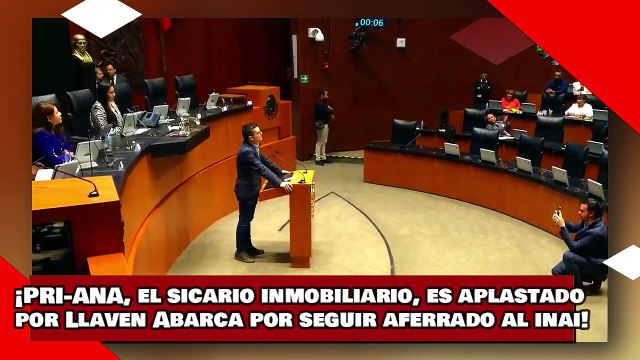 ¡VEAN! ¡PRI-ana el sicario inmobiliario es aplastado por Llaven Abarca por seguir aferrado al INAI!
