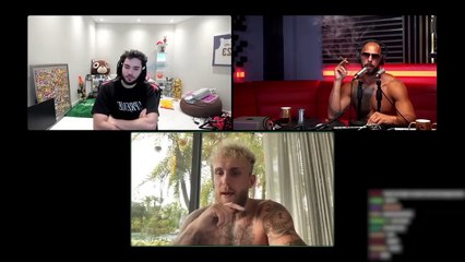 Adin Ross & Andrew Tate Press JAKE PAUL