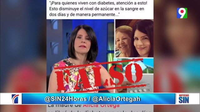 Alicia Ortega niega que promueve falso medicamento para curar la diabetes| Emisión Estelar SIN con Alicia Ortega