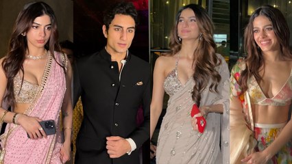 Khushi Kapoor, Palak Tiwari, Ibrahim Ali Khan and many more celebs at Aaliyah Kashyap's Engagement