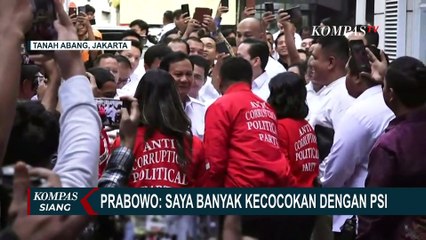 Rival di Pilpres 2019, Kini Prabowo Ungkap Banyak Kecocokan dengan PSI