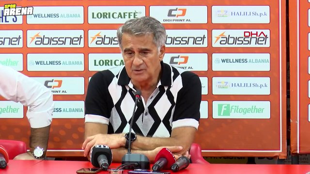 Beşiktaş'ta Şenol Güneş'ten Tirana maçı sonrası zemin tepkisi
