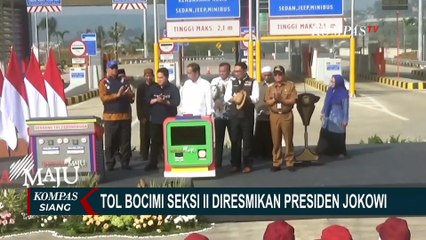Resmikan Tol Bocimi Seksi II, Jokowi: Jakarta-Sukabumi Sekarang Bisa 2,5 Jam!