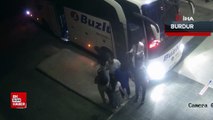 Burdur’da otobüs şoförü ve muavin yolcularla tartıştı