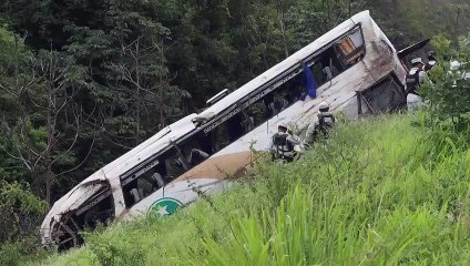 18 Tote bei Busunfall in Mexiko
